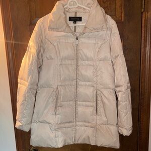 Jones New York Light Beige Puffer Jacket